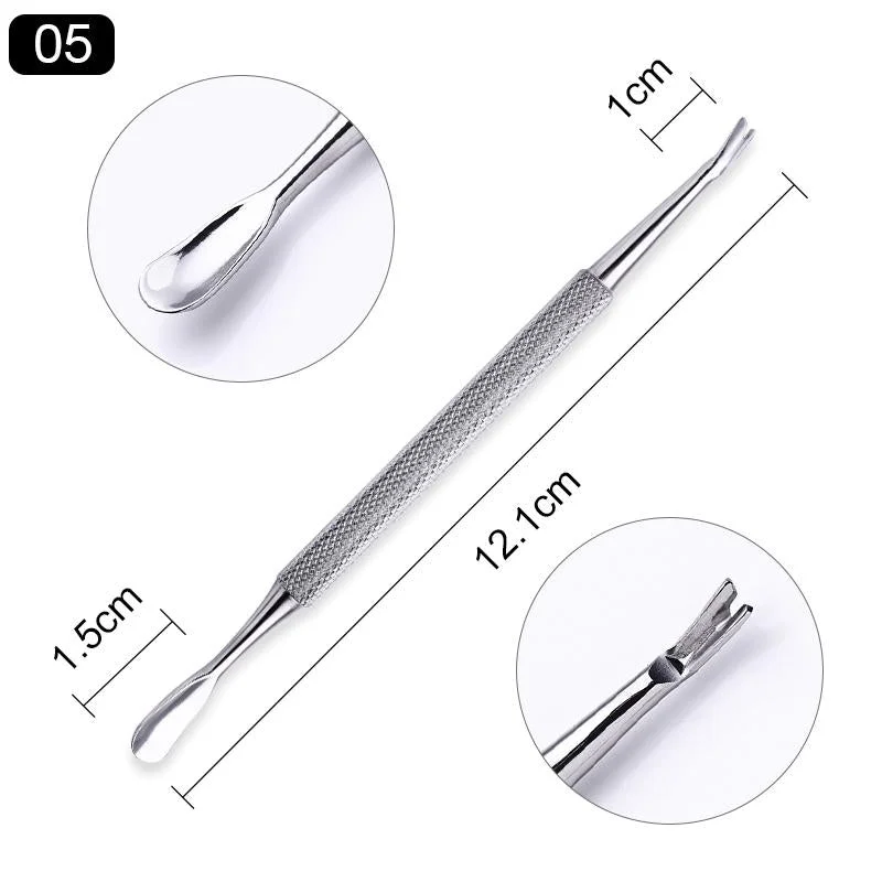 Nail Cuticle Nail Nipper Clipper Stainless Steel Dead Skin Remover Tweezer Trimming Clipper Pedicure  Push Manicures Nail Tools-Nail Inspo