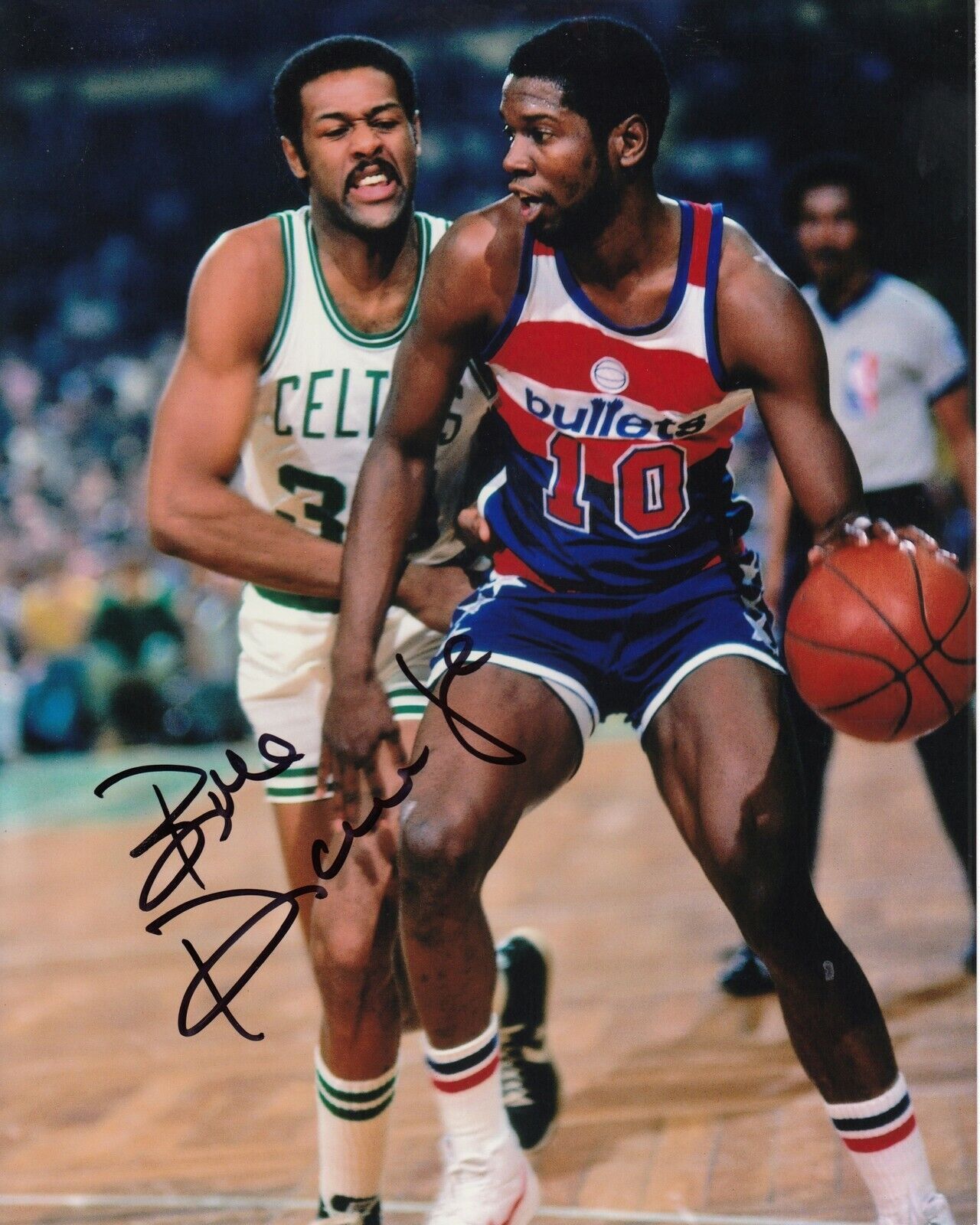 Bob Dandridge #1 8x10 Signed w/ COA Baltimore Bullets