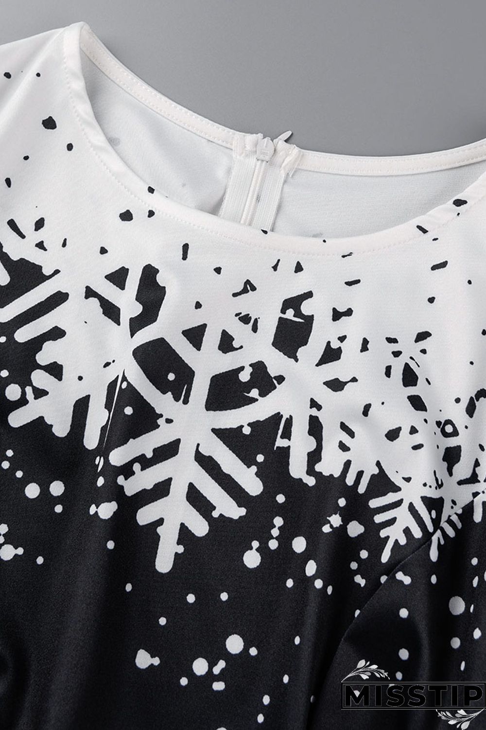 Blue Casual Print Patchwork O Neck A Line Dresses