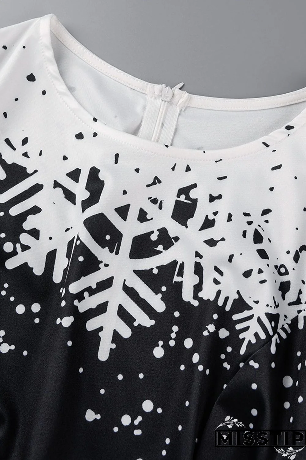 Blue Casual Print Patchwork O Neck A Line Dresses