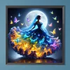 Belle jupe fille-ronde drill diamond painting-40*40cm