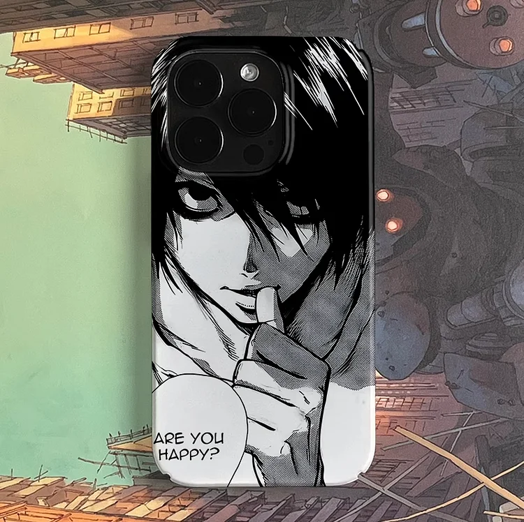 Death Note L Aesthetic IPhone Case weebmemes
