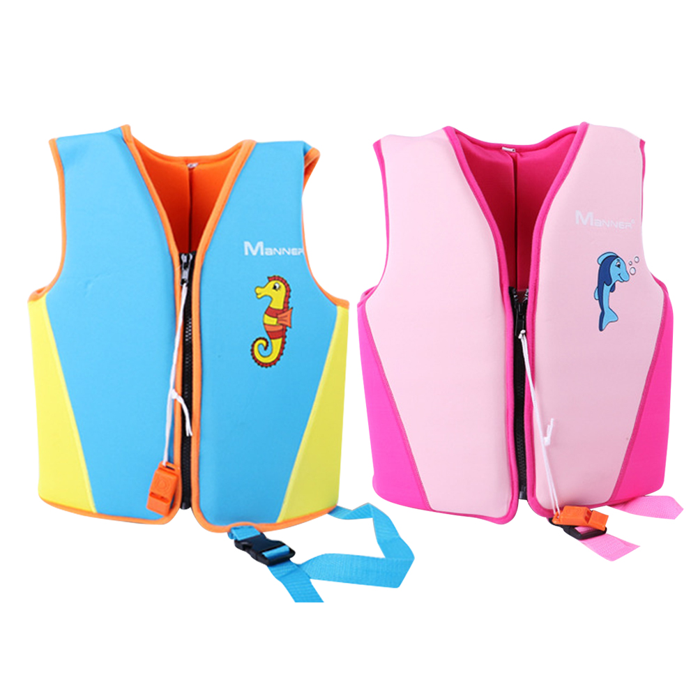 

Children Swimming Vest Surfing Water Sport Life Waistcoat Jacket, Pink, 501 Original