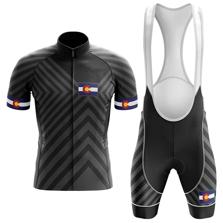 Colorado Black Men's Short Sleeve Cycling Kit