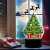 DIY Diamond Painting 7 Color Night Light Lamp Home Decoration Ornament Gift Kit(Christmas Tree)