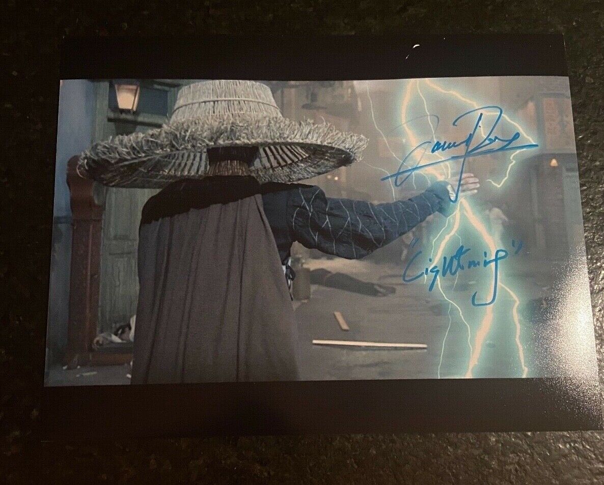 * JAMES PAX * signed 11x14 Photo Poster painting * BIG TROUBLE IN LITTLE CHINA * LIGHTNING * 2