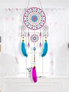 Feather Hanging Dream Catcher Wind Chimes Kit - 5D DIY Diamond Crafts