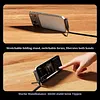 Side-Mounted Phone Charger, 2-in-1 Hidden Stand Charging Cable, 240W Fast Charging Cable with Built-in Phone Stand. Compatible with iPhone 15 and later models, Samsung phones and tablets (C-to-C charging port).