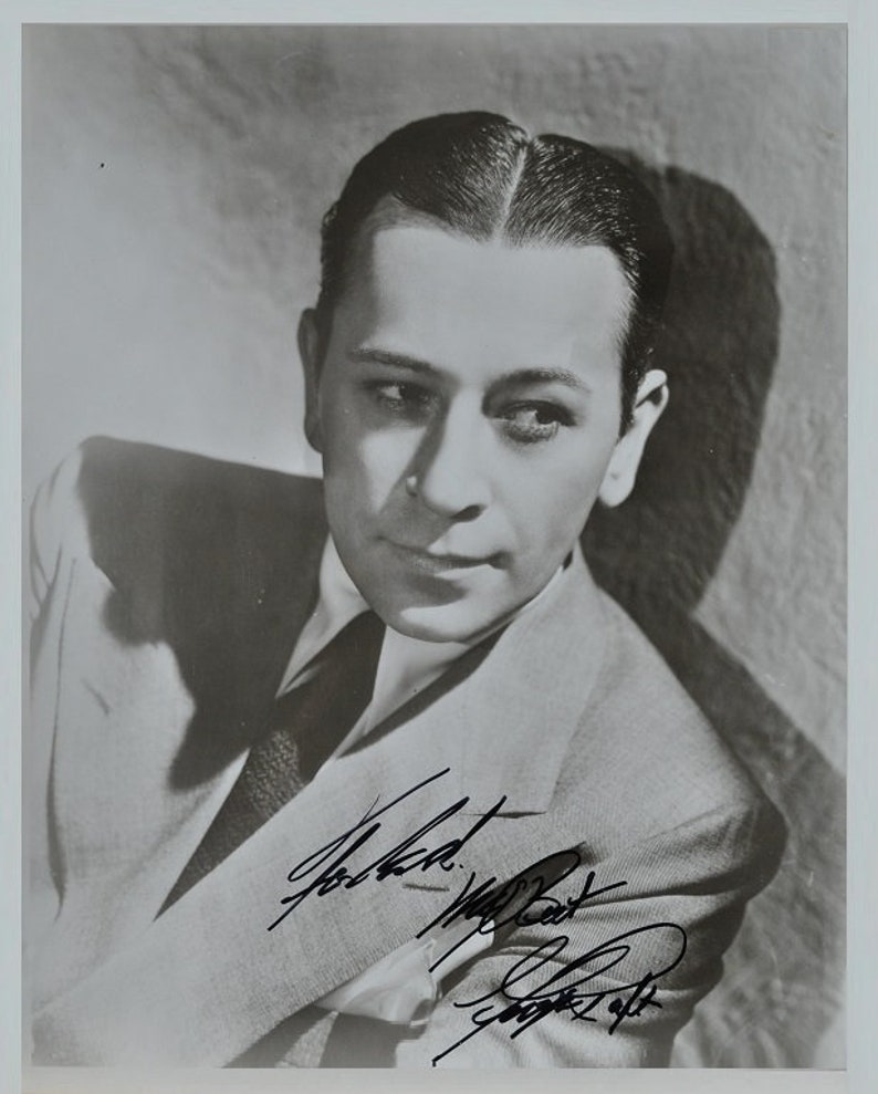 GEORGE RAFT SIGNED Autographed Photo Poster painting Bolero Some Like It Hot Each Dawn I Die wcoa