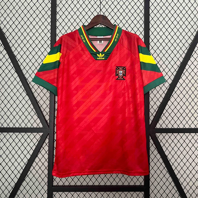 Portugal 1992 Retro Home Football Jersey