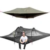 [US Local Warehouse] Camping Hammock with Mosquito Net Waterproof Rainfly 3 Point Hammock Tent 660 LBS Load Capacity 2-Person Tree Tent Hammocks for Outdoor Backpacking & Hiking
