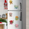 (US Only)6Pcs Spring DIY Diamond Painting Refrigerator Magnets Kit for Home Decoration