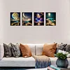 4Pack Seaside View-Full Round Diamond Painting(30x40cm)
