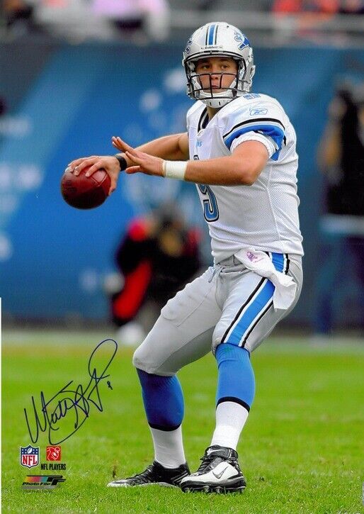 Matthew Stafford Autographed Signed 8x10 Photo Poster painting ( Lions ) REPRINT