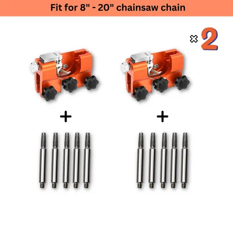 Chain Sharpener + 5 Grind Heads