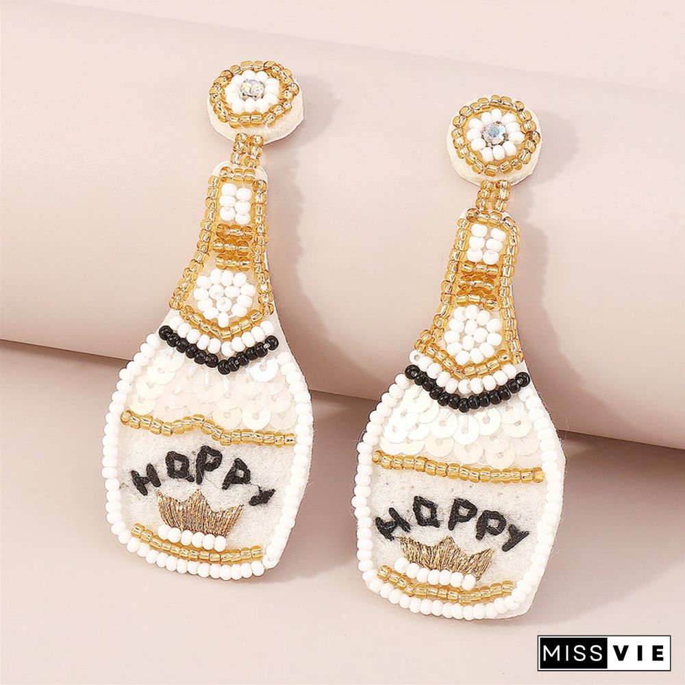 Casual Daily Patchwork Sequins Earrings