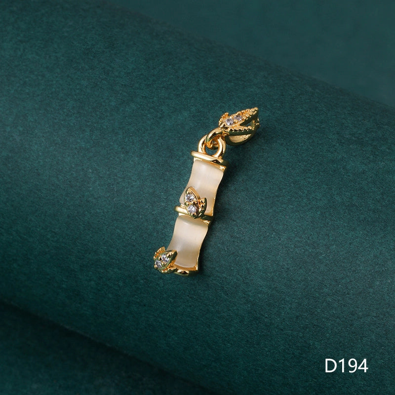 1 Piece 1-2cm Copper Zircon Geometric Jewelry Accessories Pendant