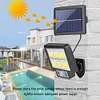 LED Split Solar Wall Lights Waterproof Motion Sensor Lamp Street Lighting