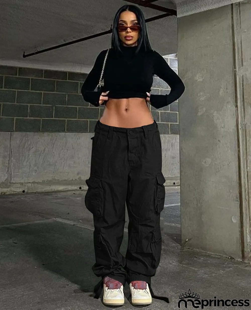 Women Casual Loose Cargo Pant