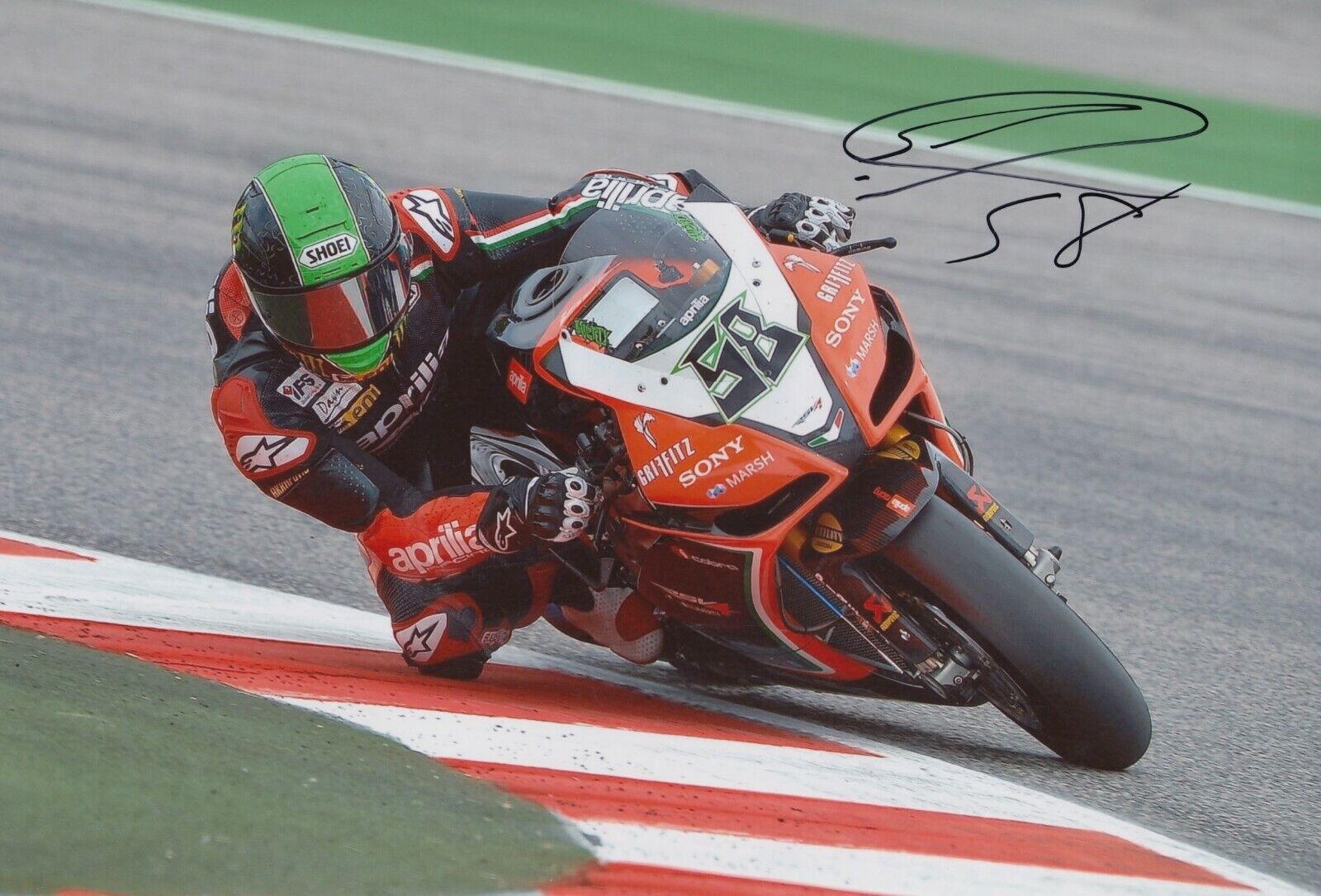 Eugene Laverty Hand Signed 12x8 Photo Poster painting - MotoGP Autograph.