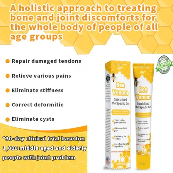 🐝AQA™ Bee Venom Joint Therapy Pain Relief Gel(🔥Limited Time Discount 🔥 Last Day🔥)