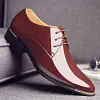 Newly Men's Quality Patent Leather Shoes