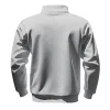 Men's Fleece-Lined Heavyweight Loose Fit Outdoor Warm Stand Collar Logo Casual Sports Sweatshirt by Inlyline