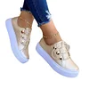 Gioiacombo&trade; Comode sneakers da donna leggere con plateau
