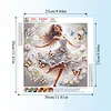 Diamond Painting-DIY Crystal Rhinestone The Girl Dancing with Butterflies(Box Packaging)