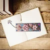 (US Local)3Pcs Special Shape Flowers 5D DIY Diamond Painting Bookmark for Book Lovers