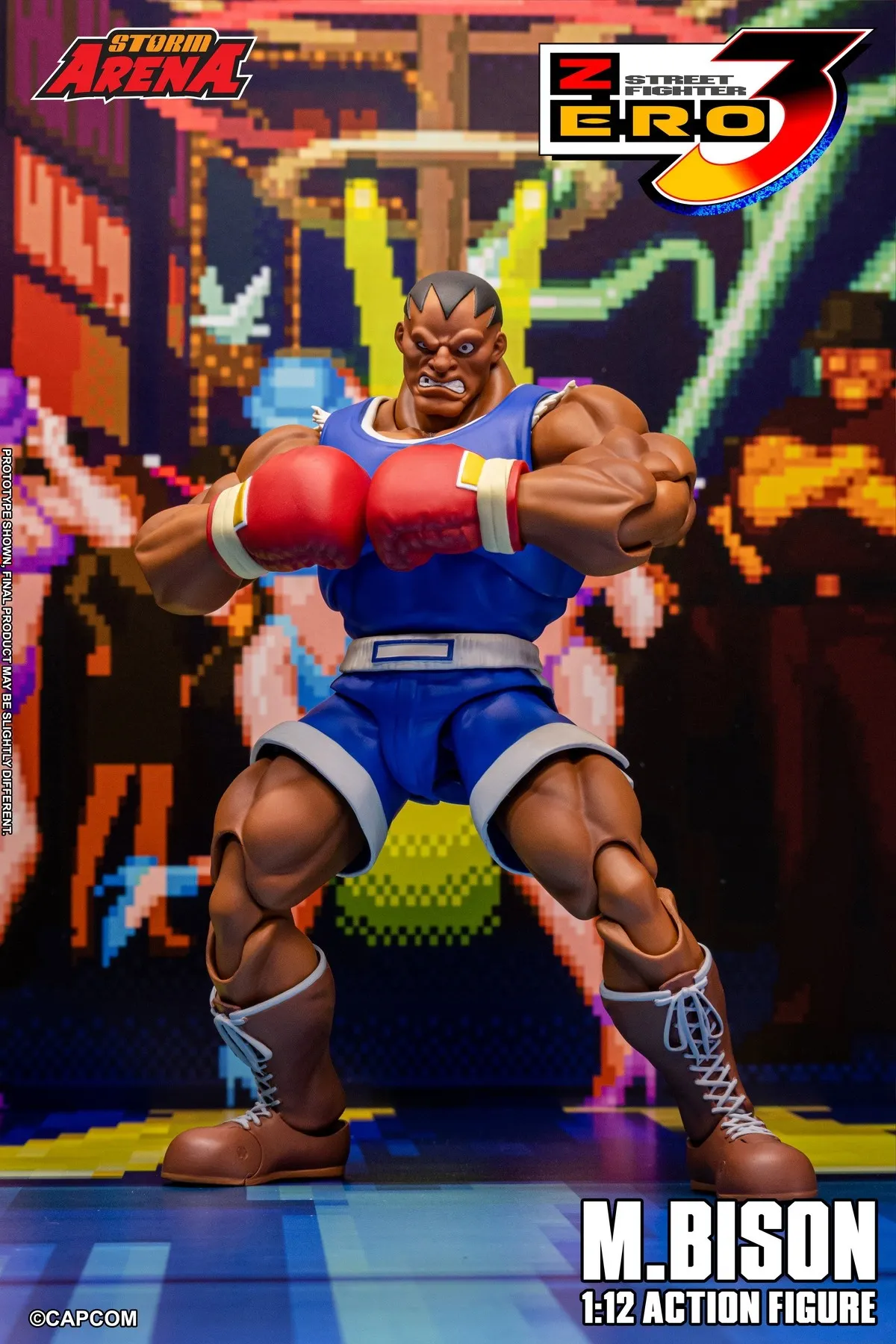 Storm Collectibles-M.BISON - STREET FIGHTER ZERO 3 1/12 Action figure SFSA09-