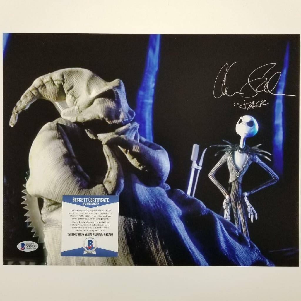 Chris Sarandon signed Jack Skellington 11x14 Photo Poster painting Autograph ~ BAS COA