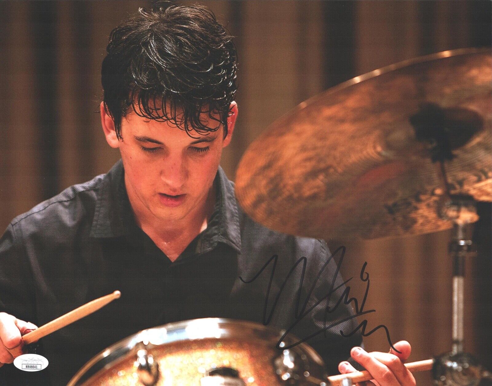 MILES TELLER Signed 11x14 WHIPLASH Photo Poster painting Authentic Autograph JSA COA CERT