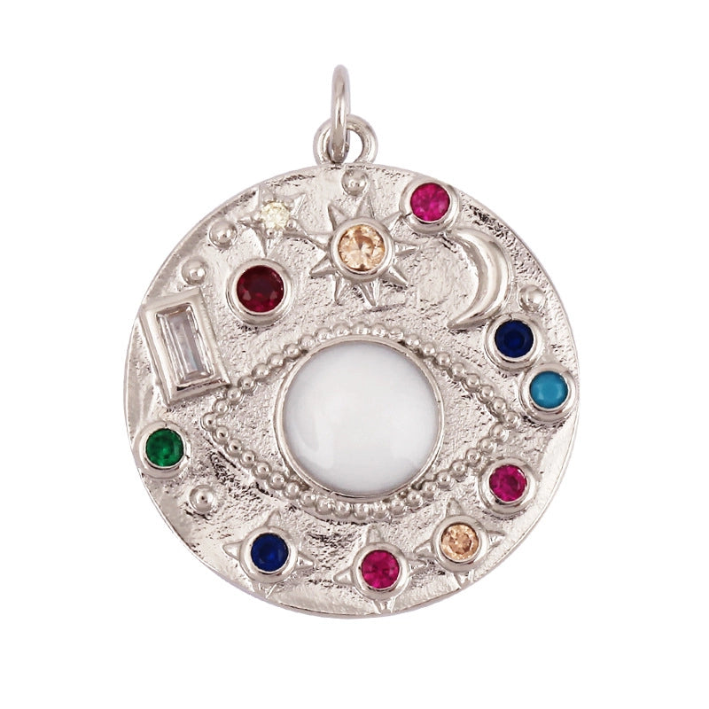 1 Piece Copper Devil’s Eye Pendant Jewelry Accessories