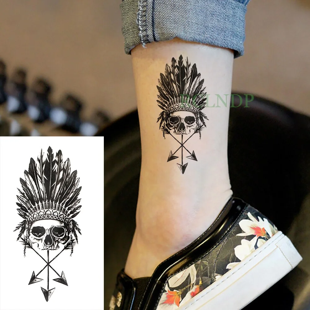 Waterproof Temporary Tattoo Sticker Cross Love Heart Diamond Lighting Small Art Tatto Flash Tatoo Fake Tattoos for Men Women