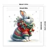 Winter Rabbit-18CT Stamped Cross Stitch 30*30cm/11.81*11.81in