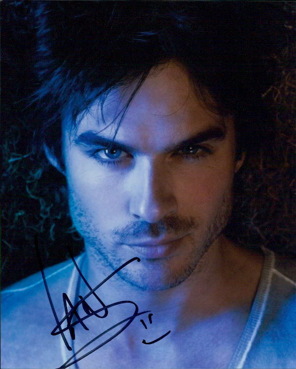 Ian Somerhalder signed 8x10 Photo Poster painting in-person