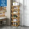 The 9-Tier No-Assembly Bamboo Rack !🌿👟