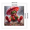 Frog Umbrella-11CT Stamped Cross Stitch 40*40cm/15.75*15.75in tapestrymarket