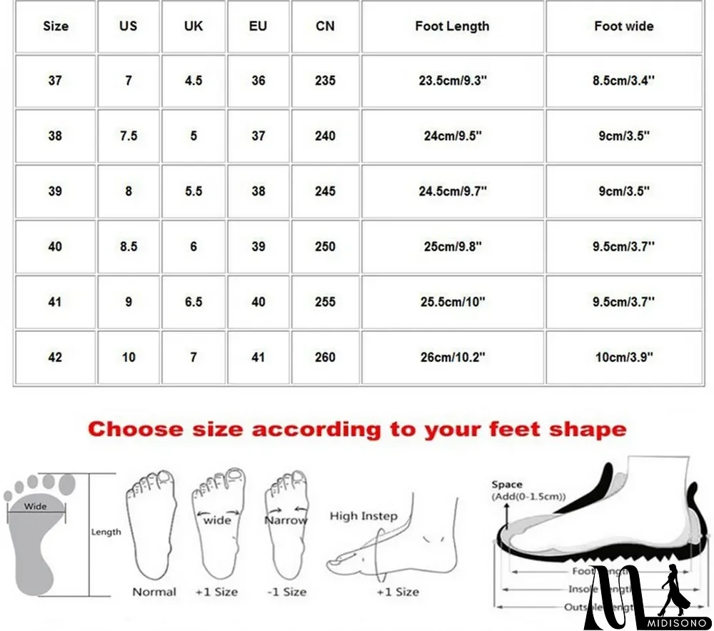 MidiSono - Plus Size Soft Sole Slippers Women Summer Outdoor Wear Flat Sequined Flip Flop Square Toe Flat Sandals and Slippers