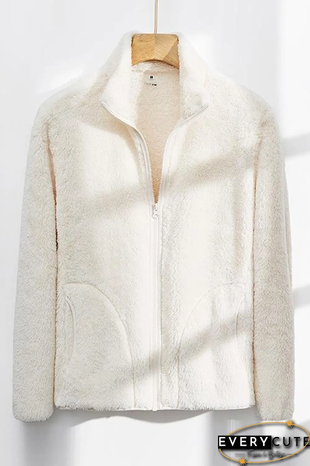 Classical Fluffy  Fleece Zipper Jackets