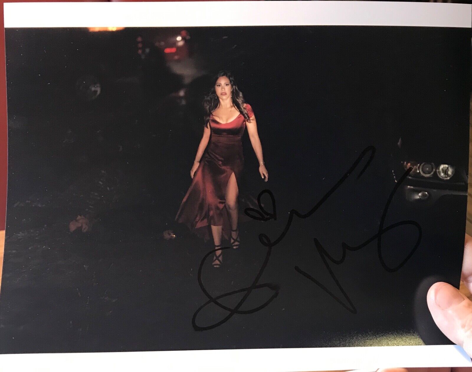 GINA RODRIGUEZ MISS BALA AUTOGRAPHED Photo Poster painting SIGNED 8X10 #5 TINY SMUDGE