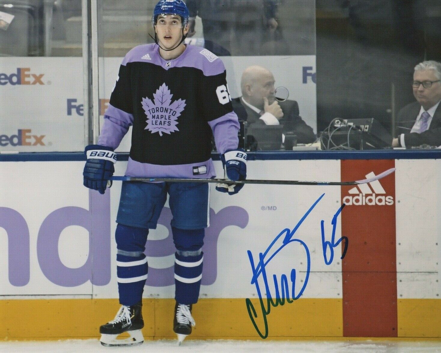 Toronto Maple Leafs Ilya Mikheyev Signed Autographed 8x10 NHL Photo Poster painting COA #5