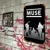 Muse - Panneaux en &eacute;tain m&eacute;tallique(20*30cm/30*40cm) - Musique