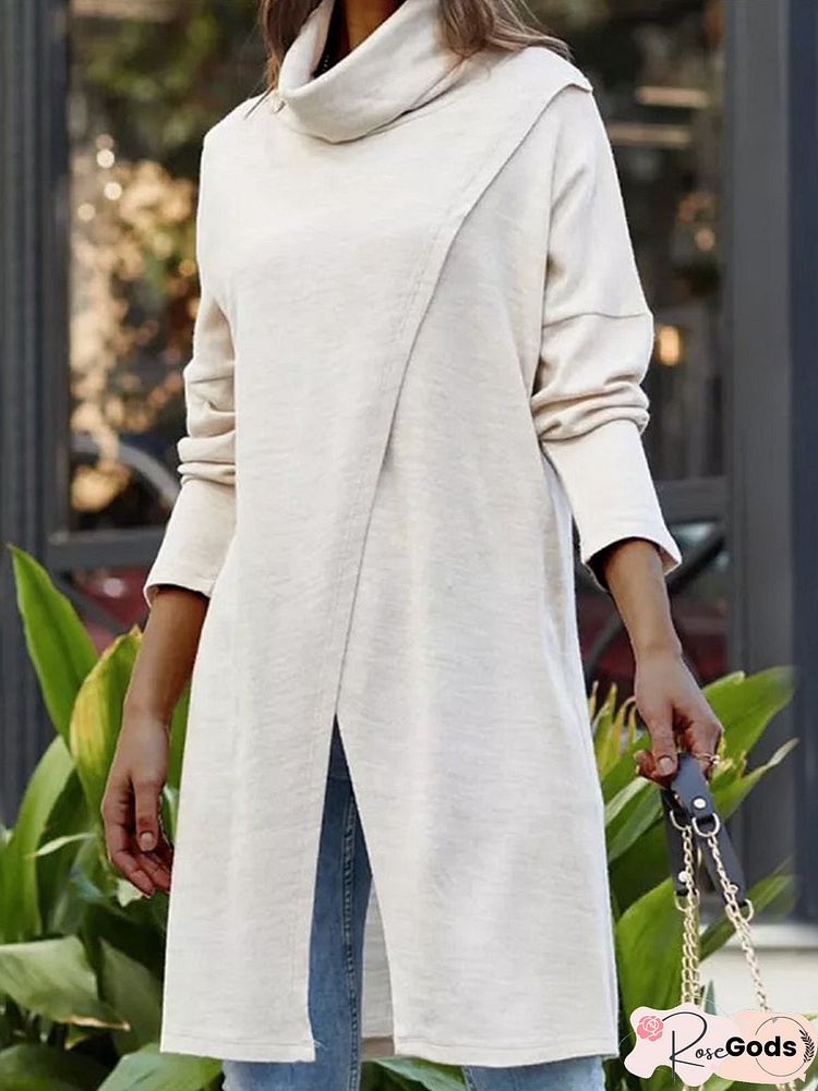 Plain Regular Fit Casual Dresses