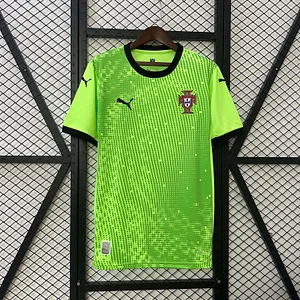 2025 Portugal Goalkeeper Green Football Jersey 1:1 Thai Quality