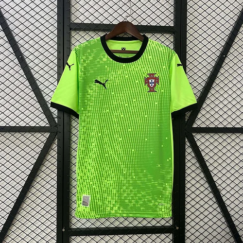 2025 Portugal Goalkeeper Green Football Jersey 1:1 Thai Quality