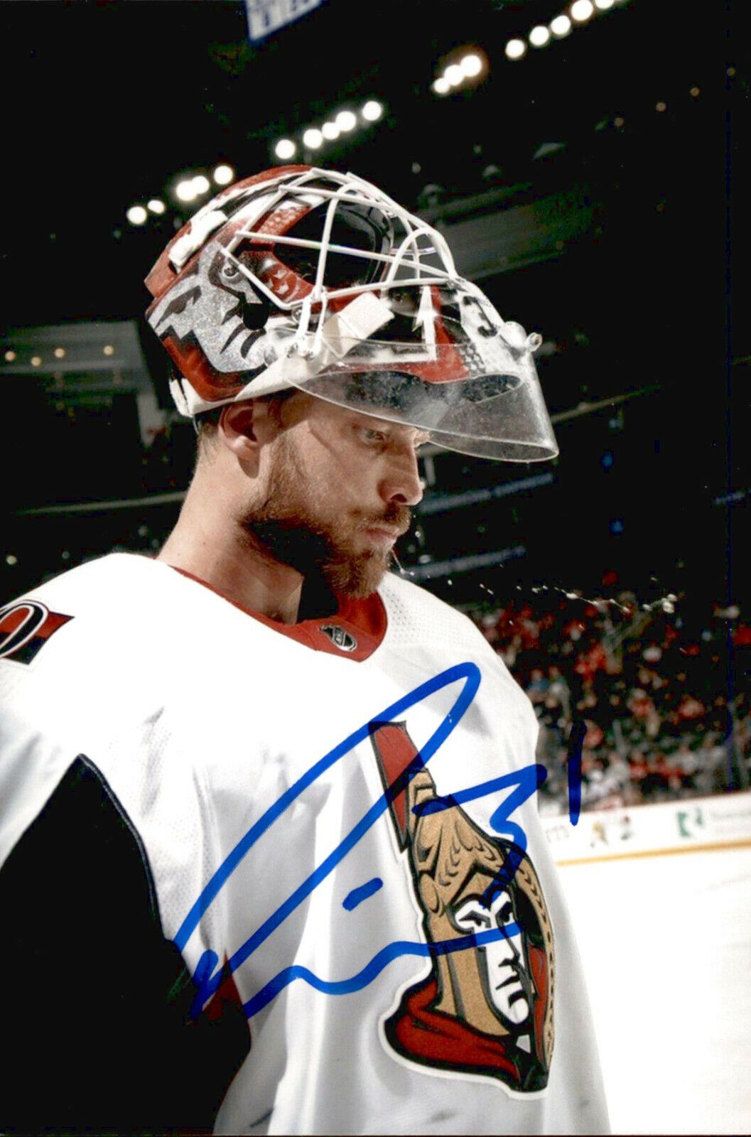 Anders Nilsson SIGNED autographed 4x6 Photo Poster painting OTTAWA SENATORS #4