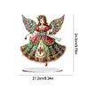(US Local)Special Shape Angel Girl Table Top Diamond Painting Ornament Kits for Bedroom
