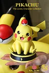 1/1 & Mini Scale Sitting Pikachu - Pokemon Resin Statue - MOMO Studio